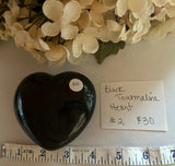 Black Tourmaline Heart #2