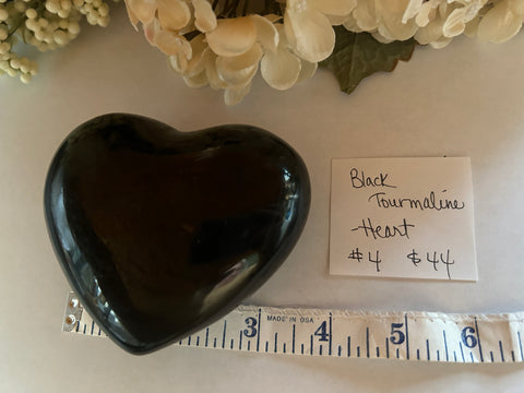 Black Tourmaline Heart #4