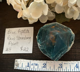 Blue Apatite Raw Standing Point #4