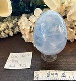 Blue Calcite Egg #2
