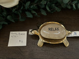 Turtle Brass Incense Holder