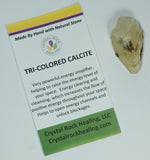 Calcite TriColored Pocket Stone