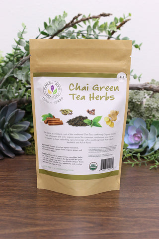 Chai Green Tea Herbs 4 oz Organic