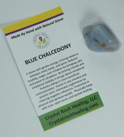 Chalcedony Blue Pocket Stone