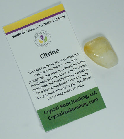 Citrine Pocket Stone