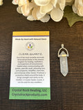 Quartz Clear Point Pendant