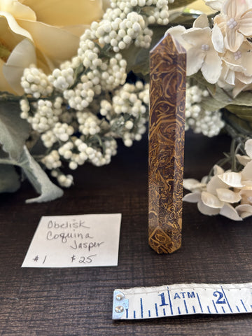 Coquina Jasper Obelisk Tower #1