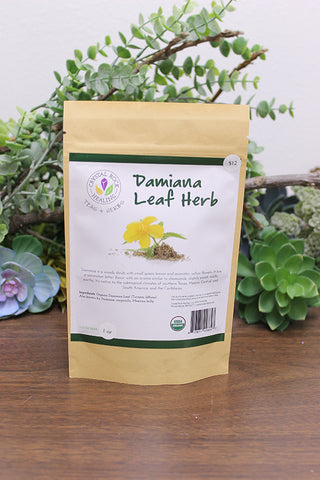 Damiana Leaf Herb 1  oz Organic