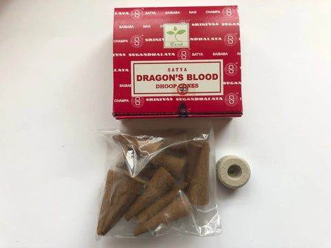Dragons Blood Dhoop Cones