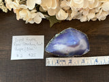 Agate Raw Standing Point Dyed Purple/ Blue #2