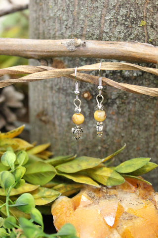 Crazy Lace Agate Earrings