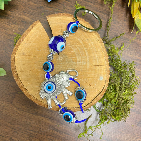 Evil Eye Keychain - Elephant (One)