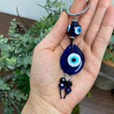 Evil Eye Keychain - Large Eye Tear Drop