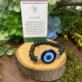 Evil Eye - Lava Diffuser Bracelet Large Eye