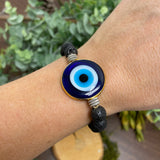 Evil Eye - Lava Diffuser Bracelet Large Eye