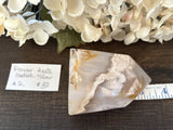 Flower Agate Obelisk Tower #2