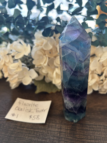 Fluorite Obelisk Tower #1