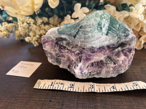 Fluorite Raw Stone #10