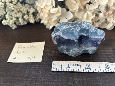 Fluorite Raw Stone #7