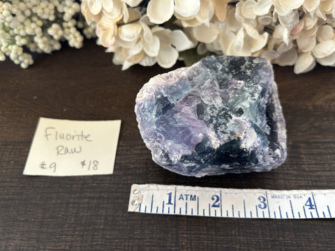 Fluorite Raw Stone #9
