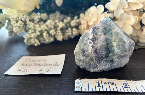 Fluorite Raw Standing Point #2