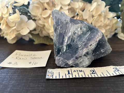 Fluorite Raw Stone #3