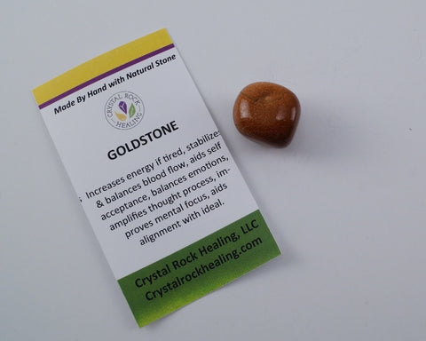 Goldstone Pocket Stone