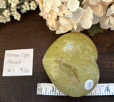 Green Opal Heart #1