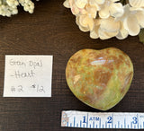 Green Opal Heart #2