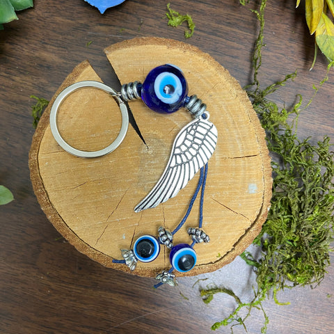 Evil Eye Keychain - Wing