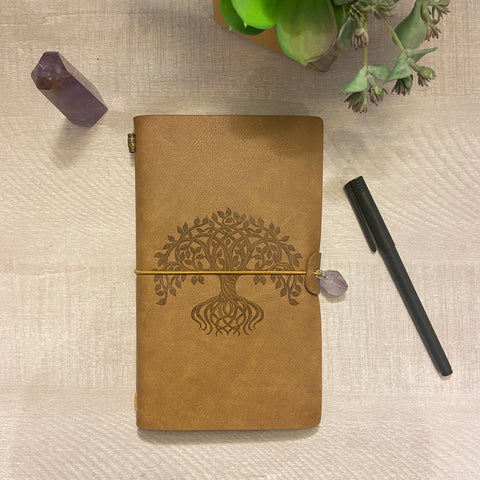 Notebook Journal - Tree of Life, Light Brown