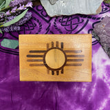 Wooden Box - Zuni Sun