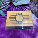 Wooden Box - Zuni Sun