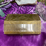 Wooden Box - Triple Moon Pentagram