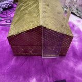 Wooden Box - Triple Moon Pentagram