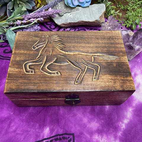 Wooden Box - Unicorn