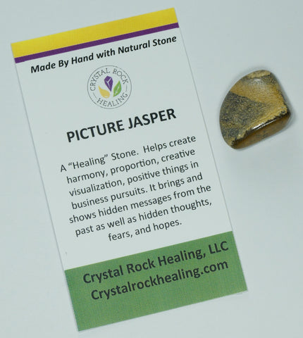 Picture Jasper Pocket Stone
