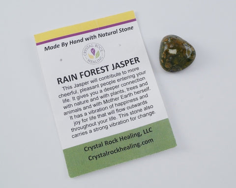 Jasper Rainforest Pocket Stone