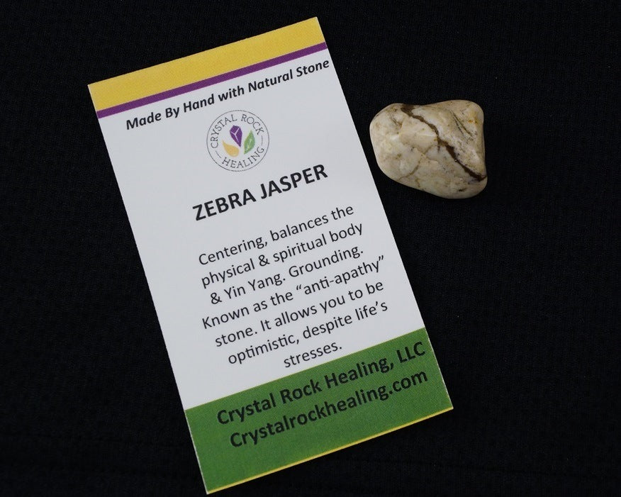Zebra Jasper - Pocket Stone Zebra Jasper - Pocket Stone