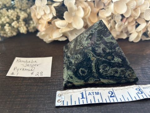 Kambaba Jasper Pyramid #1