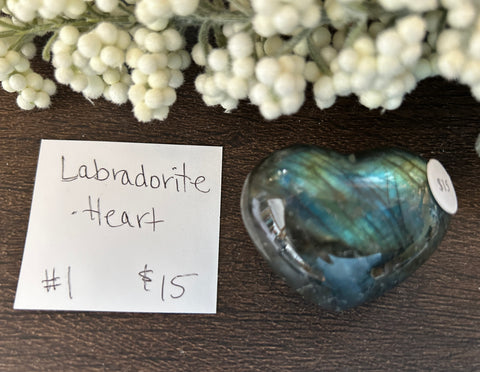 Labradorite Heart #1
