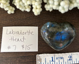 Labradorite Heart #7