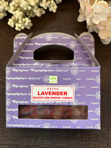 Backflow Dhoop Incense Cones-Lavender