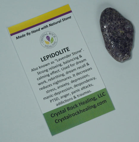 Lepidolite Pocket Stone