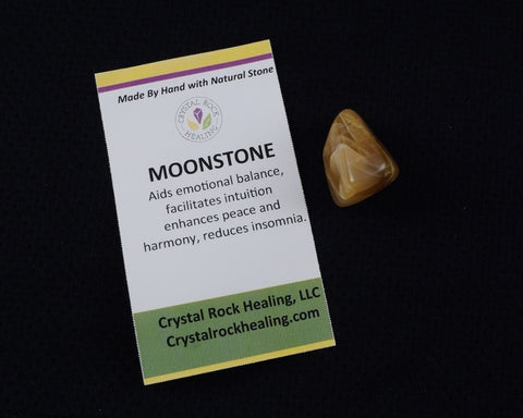 Peach Moonstone Pocket Stone