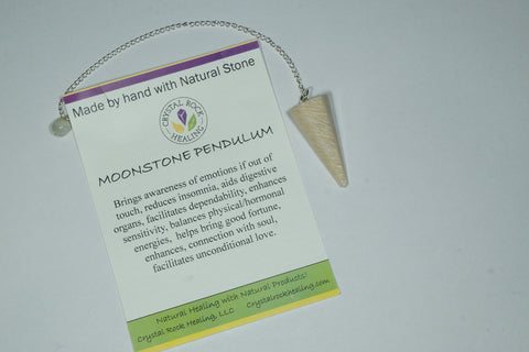 White Moonstone Pendulum