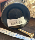 Black Carved Decorative Mortar and Pestle