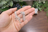 Metal Chain Necklace - Smoky Quartz Point