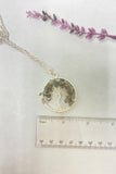 Stone Chip Tree Necklace - Labradorite