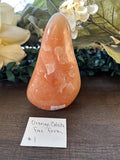 Orange Calcite Free Form #1